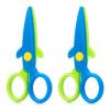 Asdirne Children Scissors, Kid Safety Scissor for Preschool Toddler, Arts & Crafts Safe Scissors Set, 2 Pack view 1