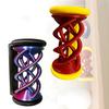 3D Printed Twister Spinning Helix Optical Illusion, Funny Spiral Desk Sculpture Fidget Toys for Adults, Spiral Vortex Decoration, Stress Relief Fidget Spinner for Office or Home (Both) view 1