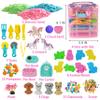 AGENTLAN Stackable Sensory Bin, Unicorn & Pet Sensory Sand, Unicorn and Pet Sandbox with Play Sand for Toddlers Boys and Girls, Kids Toys Gift for Age 3 4 5 6 7 8+ view 2