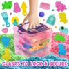 AGENTLAN Stackable Sensory Bin, Unicorn & Pet Sensory Sand, Unicorn and Pet Sandbox with Play Sand for Toddlers Boys and Girls, Kids Toys Gift for Age 3 4 5 6 7 8+ view 4