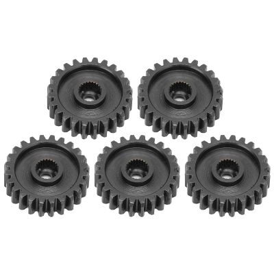 5Pcs Servo Spur Gear Steel | 24 Internal Tooth Spline Module 0.8 | Robust Industrial Replacement Parts for Robotics/RC Cars/CNC Machines (24 Teeth)