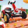 12v Electric go-Kart for Kids, Foldable Pedal go-Kart with Two-Position Adjustable seat, Off-Road-Style Anti-Skid Tires, LED Lighting, Perfect for Kids Aged 3 to 8. view 3