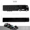 1:43 Big Metal Transport Truck with Container and Race Car, Diecast Racing Hauler Semi Truck Model Diecast Toy for Boys Adults Birthday Black view 2