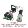 DGHIHZDHO Worm Gear Electronic Starter Reversed DC Electronic Starter High Torque 3.4-70kg Self-Lock Package R 24V 27rpm view 4