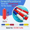 Pool Safety Rope Equipment with Floating Beacons, Swimming Basin Lane Divider for Water Park/Competition Divider, Spiral Pool Lane Separator Adjustable Length(L 72 ft/22 m) view 2