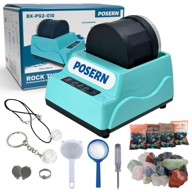 1LB Rock Tumbler with Dual Control System