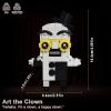 Art The Clown Building Block Set, Horror Villain Action Figure Model Kits with Yellow Glasses, Classic Movie Toy for Adult Fans and Teens Age 6+, Birthday Holiday Collectible Gift view 2