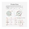 12V Bracket 120RPM Planetary Gear DC Low-Speed Motor DC 775 Long Life Ultra-High Torque Forward And 42mm view 2