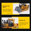 BICRKTOMXY 1:24 2.4G Alloy RC Bulldozer, 9CH All Terrains RC Equipment Construction Vehicles with Lights and Sound Effects, Gifts for Adults Hobbyist (RTR Version) view 4