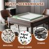 Mahjong Mat 31.5" x 31.5" Cute Colorful Flowers Pink Border Non-Slip Noise Reduction Mahjong Tiles Table Cover for Dominoes Poker Card Board and Tile Games view 3