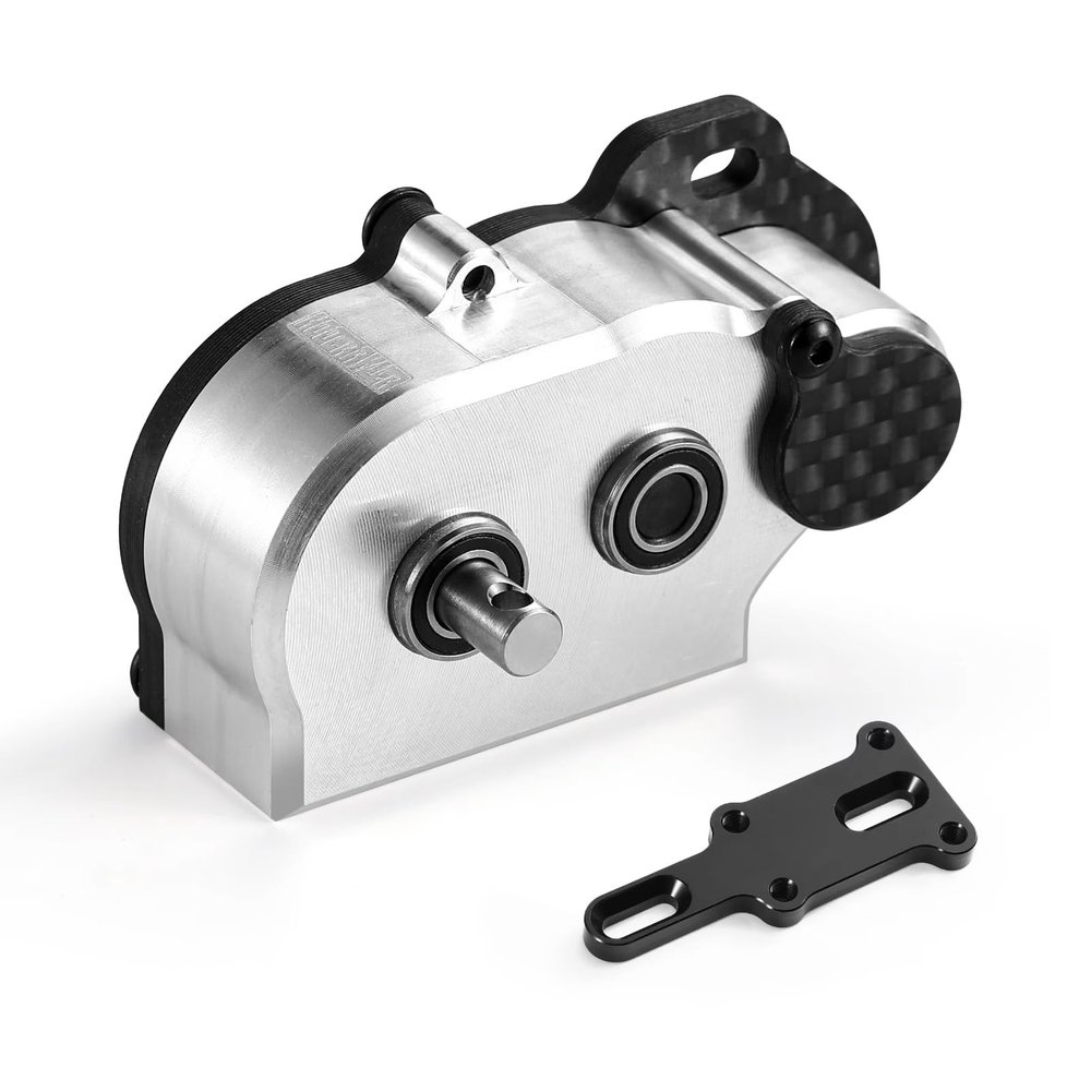 Parts For Axial AR44 AR45 For Enduro For Vanquish F9 F10 For LCG 1/10 RC Transmission Tiny Gearbox Ultra Light With Slidable Shim Straight Axle(Silver)