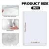 25PCS 5.4" x 7.5" Jumbo Card Sleeves, Rigid Print Protectors Clear Hard Plastic Large Card Sleeves for Jumbo Card, Top Loading Rigid Card Sheet Protectors for Postcards, Photos, Trading&Sports Cards view 2