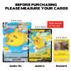 25PCS 5.4" x 7.5" Jumbo Card Sleeves, Rigid Print Protectors Clear Hard Plastic Large Card Sleeves for Jumbo Card, Top Loading Rigid Card Sheet Protectors for Postcards, Photos, Trading&Sports Cards view 3