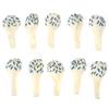 10PCS Pink Baby Footprint Balloons, 10 Inch Latex Balloons Set for Baby Shower Birthday Party Decorations (Blue feet) view 1