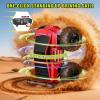 Remote Control Car RC Truck 1:16 Plus, 4WD Waterproof Amphibious RC Car All Terrain Pickup,2.4GHz Remote Monster Truck with 360 Rotating Standing Stunt Toy Car for Kids Boy Girl 4-7 8-12 Ages,Red view 3