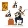LUXEBLOCKS Electric Guitar Building Set - 323-Piece DIY Model Kit with Botanical & Crystal Accents, Buildable Desk Decor for Adults, Music-Themed Collectible for Guitar Lovers & Tech Fans Ages 14+ view 1