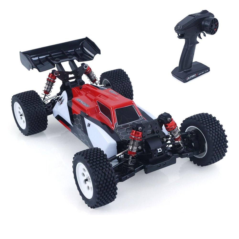 wheelfun Nylon Frame 1/10 High Speed Remote Control Off Road Car 1001 RC Model Vehicle 60A Brushless ESC Metal Drive Shaft Hobby Grade Model for Adult
