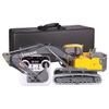 BICRKTOMXY Double E Hobby 1:14 2.4G Metal RC Excavator, All Terrains RC Construction Vehicles Model with Realistic LED Lights Effects, Gifts for Adults Hobbyist (RTR Version) view 1