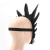 Half Face Dragon Mask,Poam Dragon Head Mask,Funny Dragons Headgear for Halloween Christmas Role-Play Party (Black) view 3