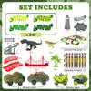 gearvibe Dinosaur Toys Race Track for Kids, 272PCS Flexible Race Car Track Set with Light & Sound Dino Cars, Create a Dino World Adventure, Easter Birthday Gifts for 3 4 5 6 7 Year Old Boys view 2