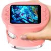 1000X Handheld Digital Microscope for Kids with 2.0" IPS Screen, Easter Gifts Portable STEM Science Lab Toy, Rechargeable Pocket Microscope Educational Gift for Boys & Girls Age 4-6 8-12, Pink view 1