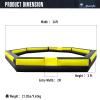 26FT Inflatable Yellow&Black Gaga Ball Pit with Built-in Fan, Portable Sports Pit for Gaga Ball Games, Indoor & Outdoor Activities in Backyard, Park view 2
