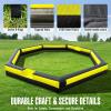 26FT Inflatable Yellow&Black Gaga Ball Pit with Built-in Fan, Portable Sports Pit for Gaga Ball Games, Indoor & Outdoor Activities in Backyard, Park view 4