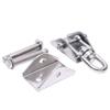 2 Pack 304 stainless steel fixed hanging plate swing fixed hanging bed hanging chair rotating hook outdoor swing accessories view 1