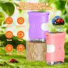 1000X Handheld Digital Microscope for Kids with 2.0" IPS Screen, Easter Gifts Portable STEM Science Lab Toy, Rechargeable Pocket Microscope Educational Gift for Boys & Girls Age 4-6 8-12, Purple view 2
