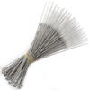100Pcs Extra Long Straw Cleaner Brush Bulk - 8" x 3/8" (10mm) Resuable Drinking Pipe Cleaners, Stainless Cleaning Brush Set for Tumbler Sippy Cup Bottle Tube Tea Pot Spout view 1