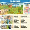 QuTZ Talking Pen Poster Set, Learn to Read Sound Posters, 10 Tap to Read Audio Posters, 500+ Words & Fun Facts, 700+ Interactive Games, Electronic Educational Toy for Kids 3+ view 2
