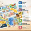QuTZ Talking Pen Poster Set, Learn to Read Sound Posters, 10 Tap to Read Audio Posters, 500+ Words & Fun Facts, 700+ Interactive Games, Electronic Educational Toy for Kids 3+ view 3