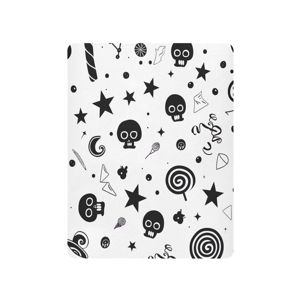 YETTASBIN Halloween Skull Candy Fitted Crib Sheet for Baby Boys Girls, Extra Soft Breathable Nursery Bedding Sheet for Standard Crib and Toddler Mattresses, 27 x 39 in