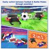 2-in-1 Football & Battle Robot Car Kit, ESP32 APP-Remote Control Battlebolt Car Fighting Robot Toy for Kids Wireless Gameplay Robotics STEM Science Kit Birthday Gift for Boys Girls Age 8+ (One Car) view 3