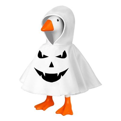 7 Inch Desk Goose Outfits, Magnetic Goose Statue Hoodies, Tabletop Gooses Accessory Mini Porch Goose Costume, for Halloween Decor