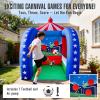 Sewinfla Inflatable Carnival Games  6.56.59FT, Built-in Blower, Quick-Inflate  Football Target (Quick-Inflate Outdoor & Indoor Football Game for Backyard Parties, Team Challenges & Event Fun) view 4