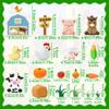 18PCS Farm Animal Cake Toppers  Cute Barnyard Cake Decorations with Cow, Pig, Horse, Sheep, Duck, Chicken, Barn & Grass, Farm Animal Birthday Cake Decor for Baby Shower, Kids Party & Cupcake Supplies view 3