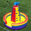 15FT Large Inflatable Bounce House with Climbing Wall, 100% PVC Kids Bouncer Castle with 1100W Blower, Stakes & Safety Wall  for Outdoor Birthday Parties, Backyard Games (15x15x12FT) view 1