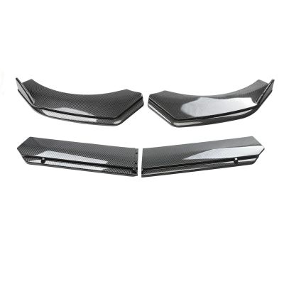 Compatible for F150 F-150 Car Front Bumper Chin Lip Spoilers(Carbon Fiber)