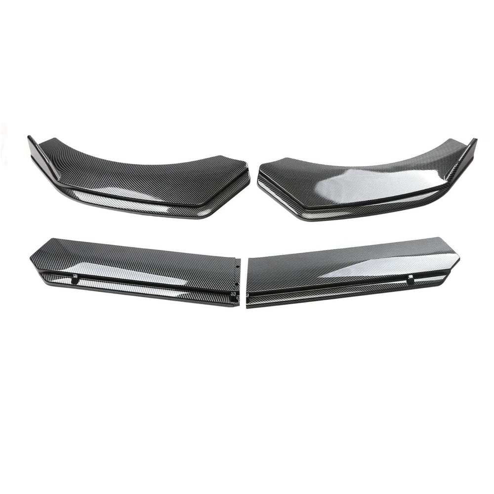 Compatible for F150 F-150 Car Front Bumper Chin Lip Spoilers(Carbon Fiber)