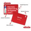2025 US Citizenship Test Flash Cards, Bilingual English/Arabic,100 Official USCIS Civics Questions with Metal Ring for Naturalization Exam      (Arabic) view 3