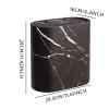KELINFONG Mini Trash Can with Lid, 2.6 Gallons / 12 Liter Compact Small Plastic Slim Kitchen Garbage Can,Easy to Clean Durable Trash Bin for Kitchen,Bedroom,Bathroom,Compact Spaces,Office,Dorms view 2