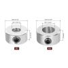 MECCANIXITY 20Pcs Landing Gear Stopper 3.1/5.1mm 0.12x0.32/0.2x0.39 Plane Wheel Collar Block with Wrench for RC Airplane Model Remote Aircraft view 2