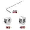 MECCANIXITY 20Pcs Landing Gear Stopper 3.1/5.1mm 0.12x0.32/0.2x0.39 Plane Wheel Collar Block with Wrench for RC Airplane Model Remote Aircraft view 3