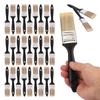 40 Pack 1.5 Inch Flat Paint Brushes, A Professional Range of Wall Paint Brushes for Your Home or DIY Paint,Furniture,Deck,and Wall Trim KUKLIPJIM view 1