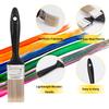 40 Pack 1.5 Inch Flat Paint Brushes, A Professional Range of Wall Paint Brushes for Your Home or DIY Paint,Furniture,Deck,and Wall Trim KUKLIPJIM view 3
