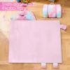Toddler Nap Mat,Unicorn Kids Sleeping Bag 6727,Extra Large Slumber Bag Thick with Removable Pillow for Girls Boys,Soft Plush Roll Up Sleeping Mat Lightweight for Preschool,Daycare,Travel,Pink view 2