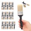 25 Pack 2 Inch Flat Paint Brushes, A Professional Range of Wall Paint Brushes for Your Home or DIY Paint,Furniture,Deck,and Wall Trim KUKLIPJIM view 1