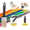 25 Pack 2 Inch Flat Paint Brushes, A Professional Range of Wall Paint Brushes for Your Home or DIY Paint,Furniture,Deck,and Wall Trim KUKLIPJIM view 3