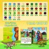 Belveora 130PCS Magnetic Blocks, Magnetic Building Blocks with Dinosaur World, STEM Magnetic Cubes for Kids Ages 3-5 4-8 8-12, Educational Magnet Toys for Boys Girls Christmas/Birthday Gift(with Mat) view 2